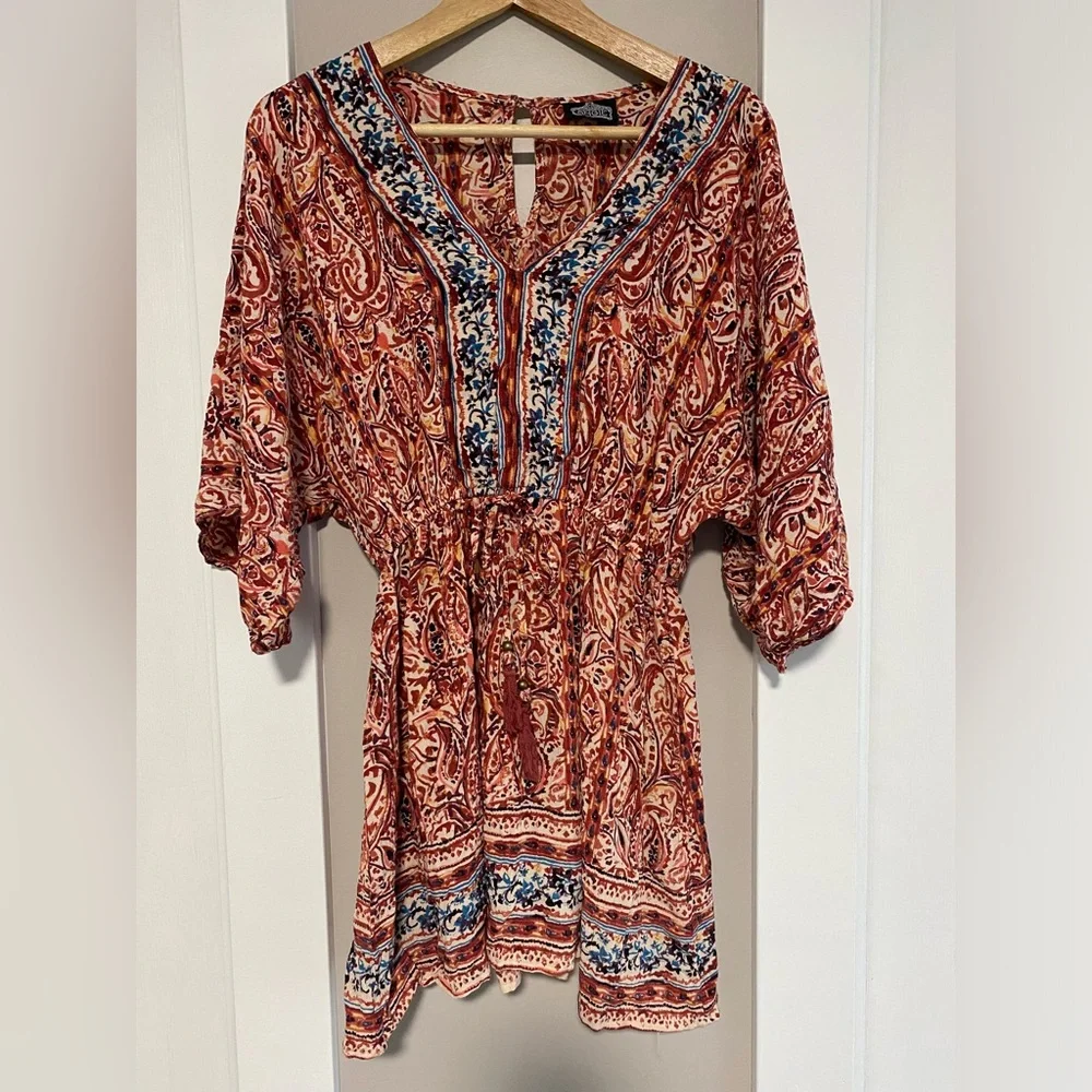Angie Multicolor Paisley Dress - Picture 1 of 3